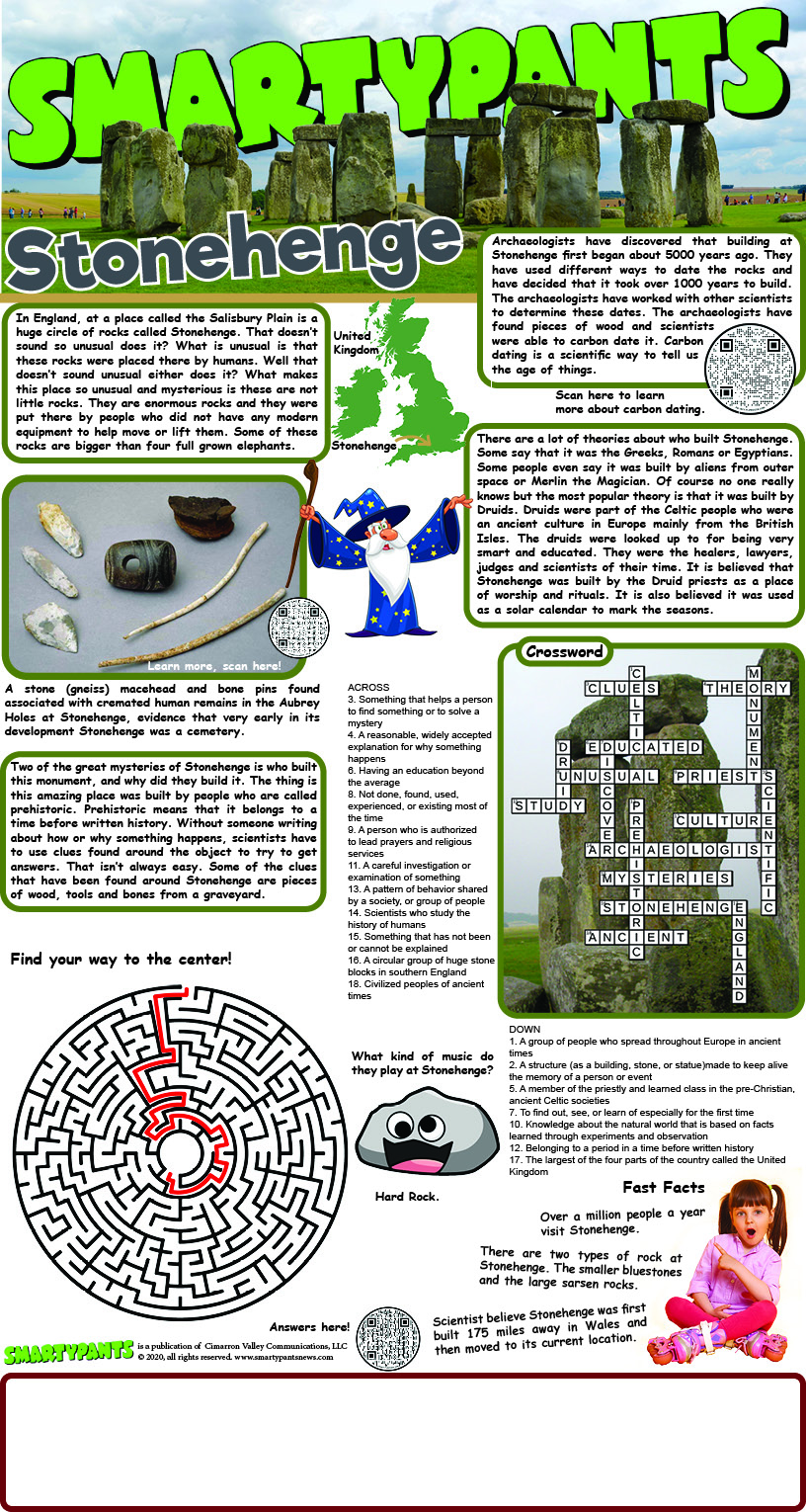 Stonehenge solutions page
