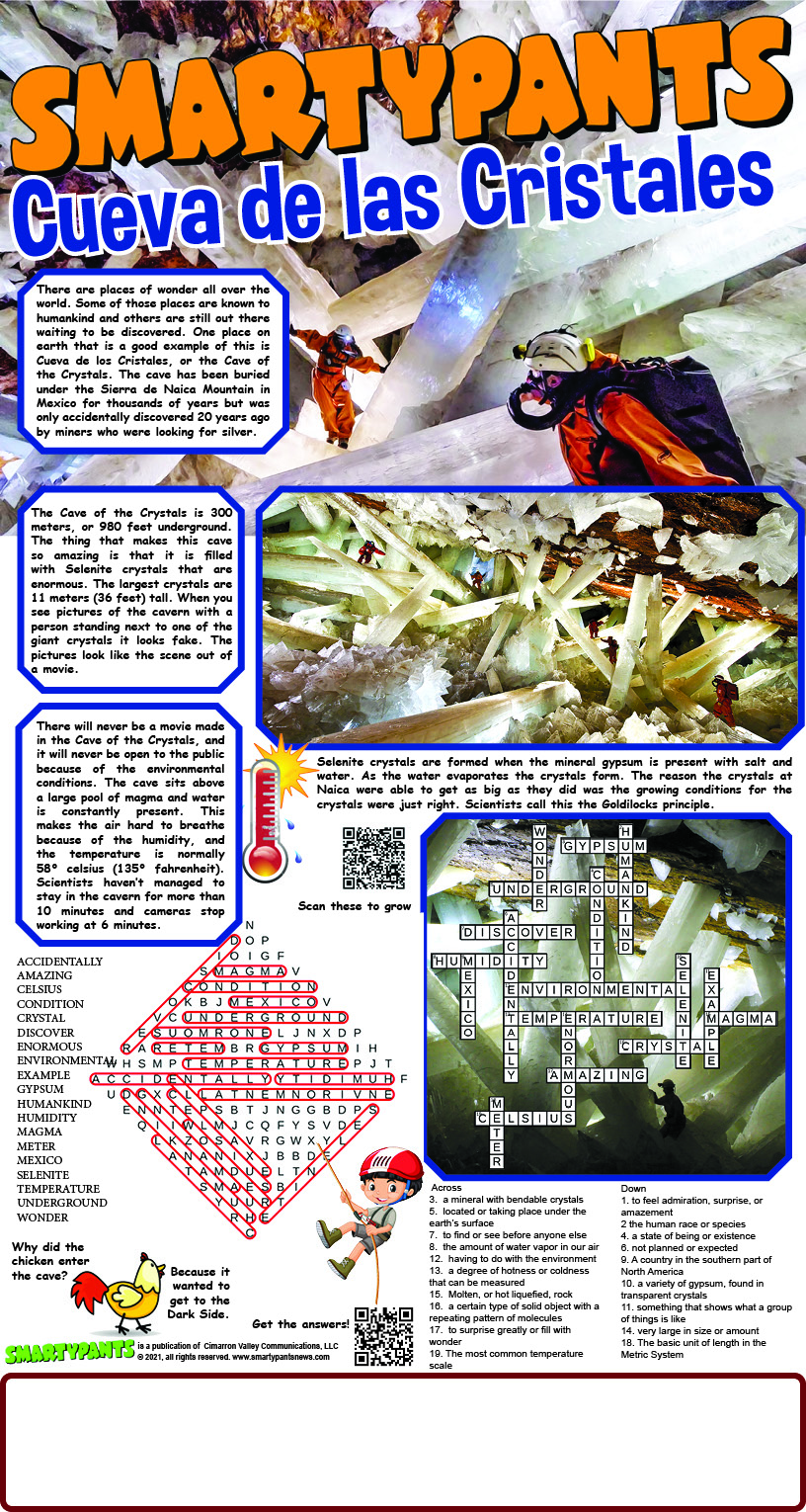 Cueva de las Cristales answers
