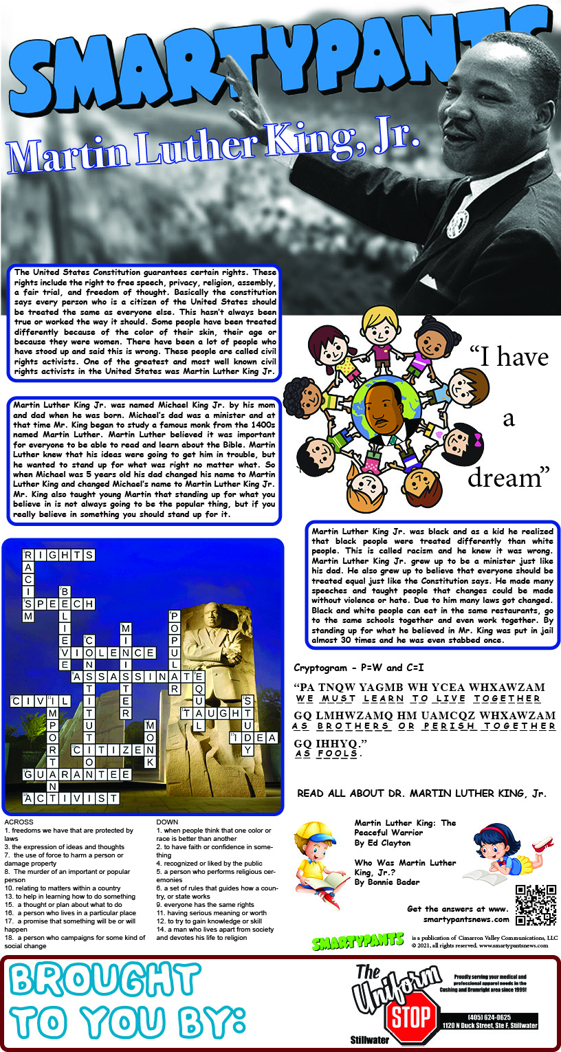 Martin Luther King, Jr. answers