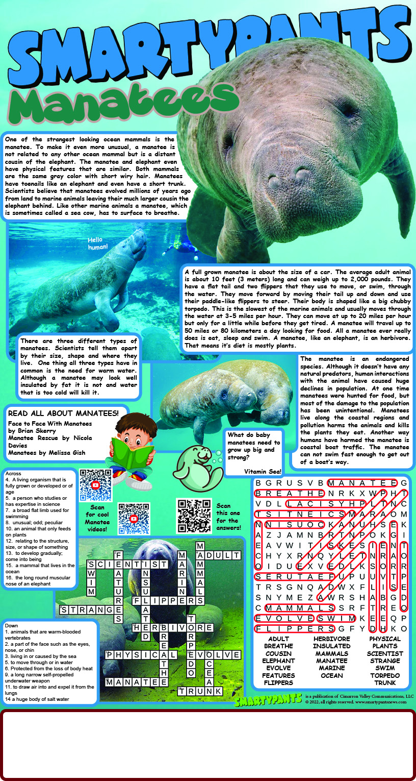 012322 Manatees answers