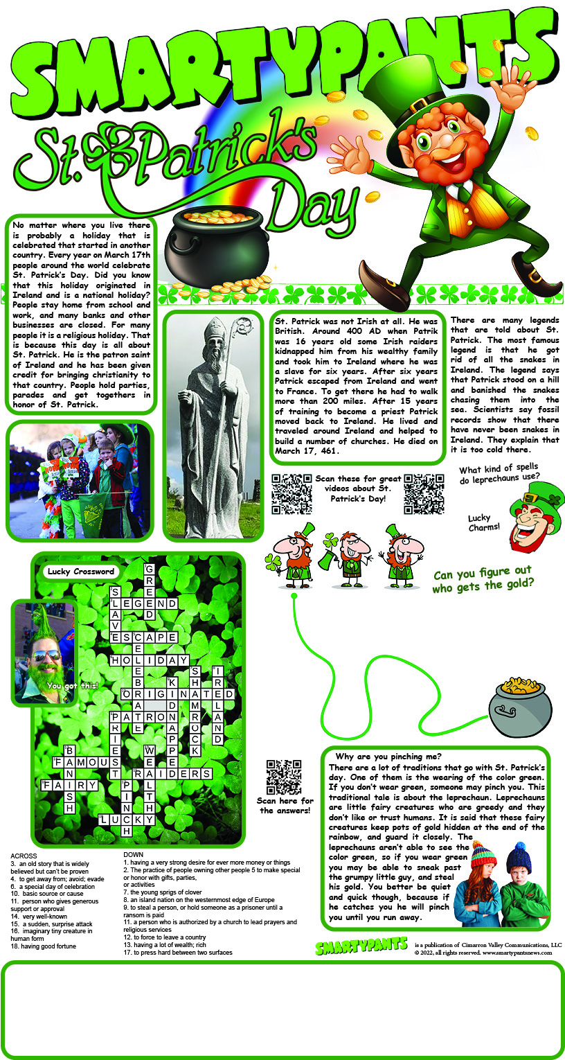 St Patricks Day Answers