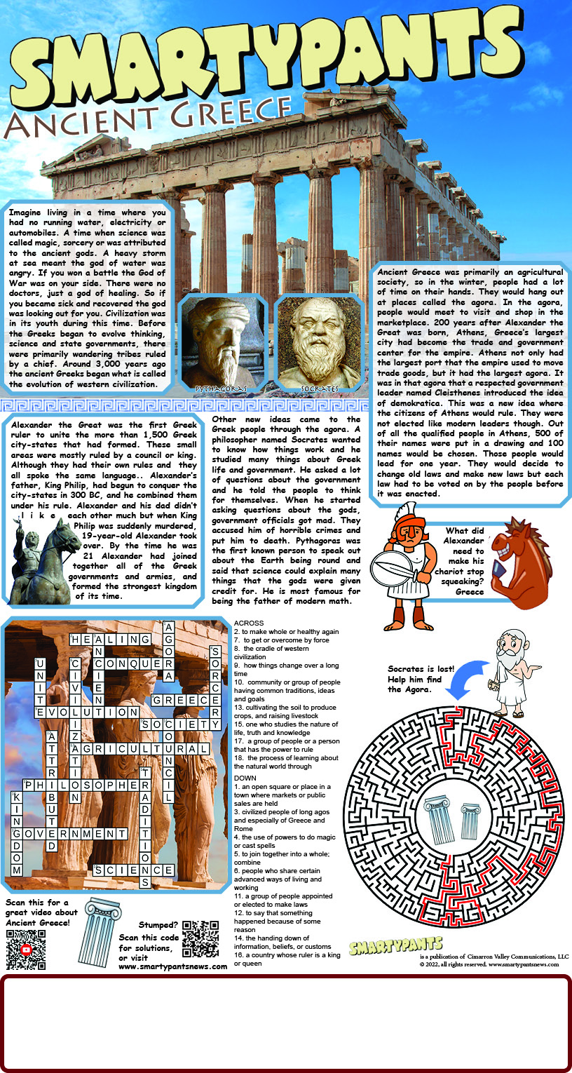 Ancient Greece Answers