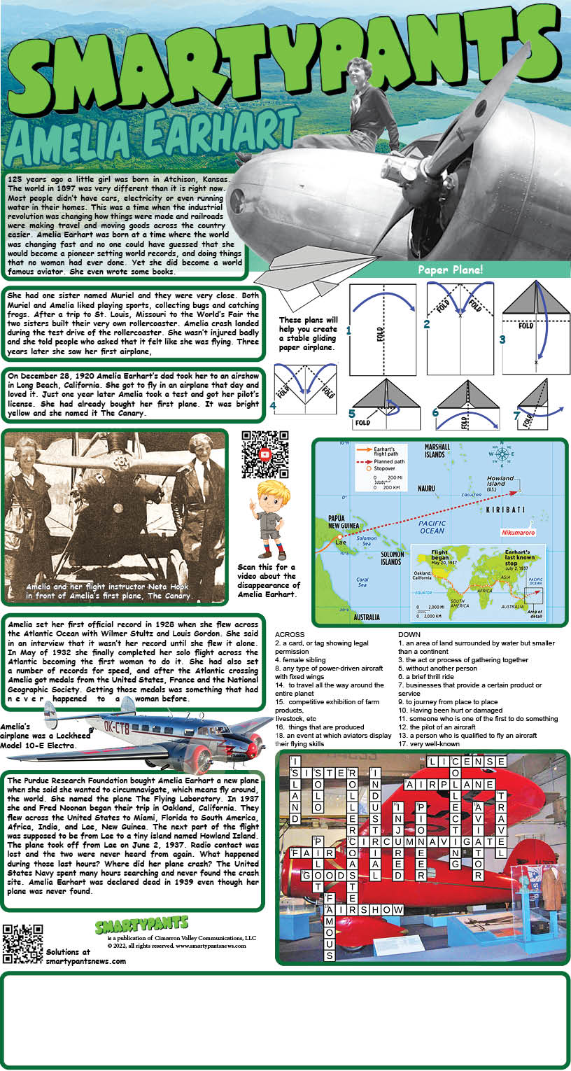 061922 Amelia Earhart Puzzle Solutions