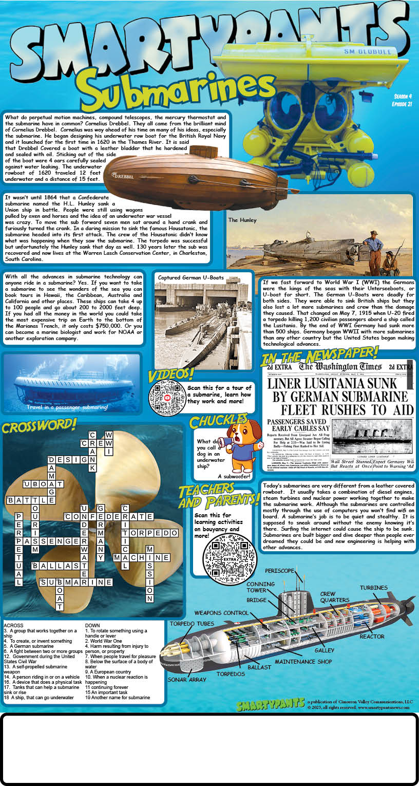 Submarines Puzzle Solutions