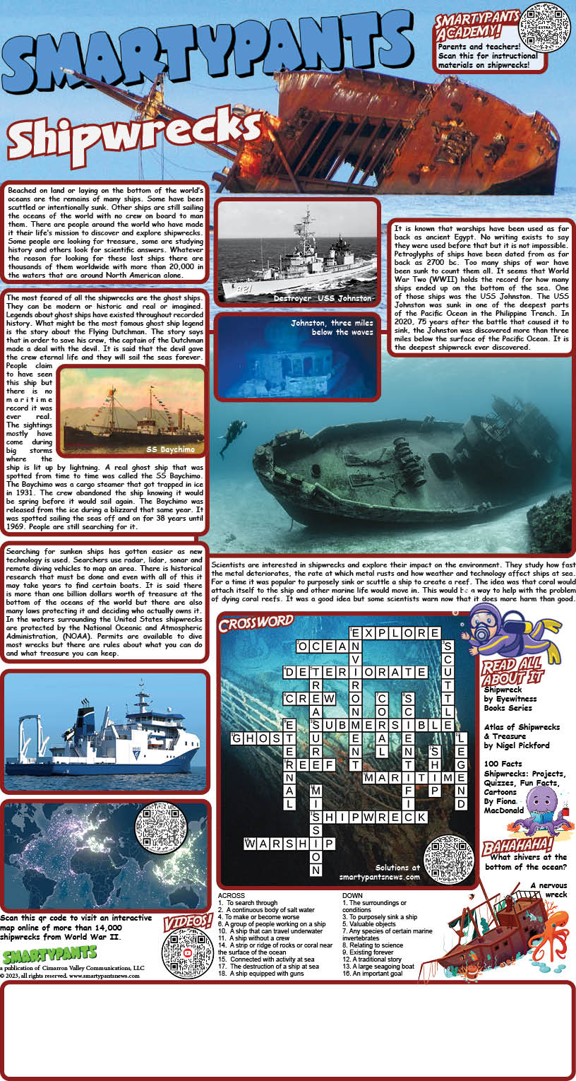 Shipwreck solutions