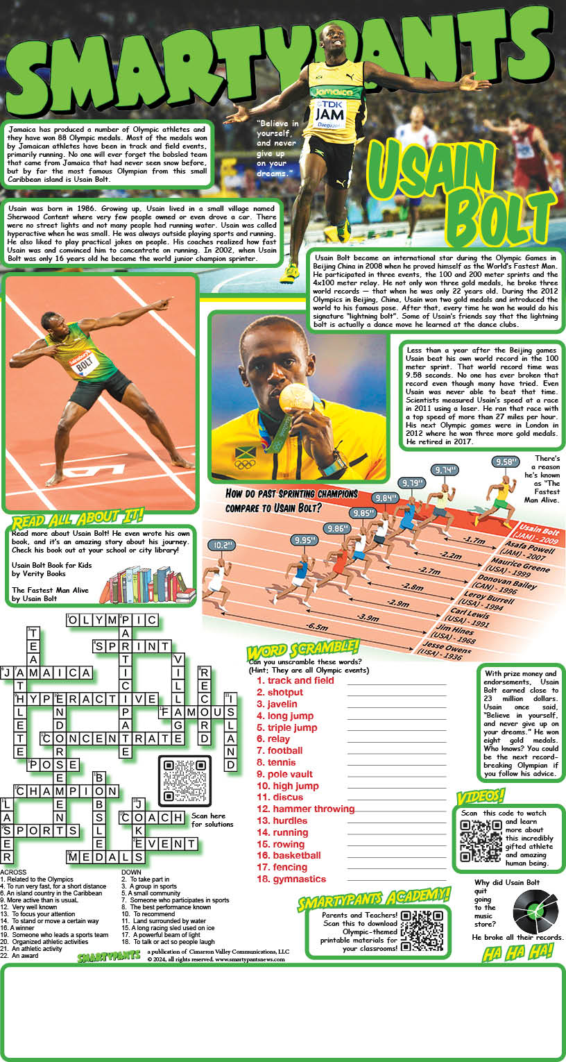 Usain Bolt Solutions