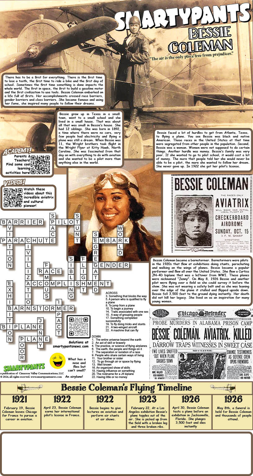 090624 Bessie Coleman Solutions