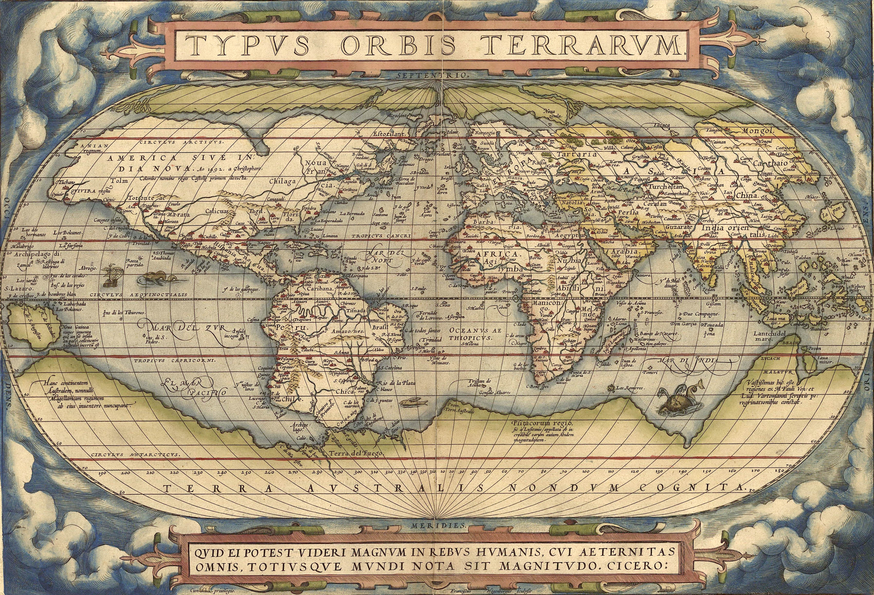 Ortelius World Map