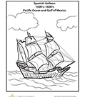 Galleon Coloring