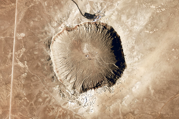 Barringer Crater in Arizona