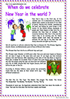 New Year's Worksheet