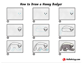 Draw a Honey Badger