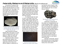 Meteor worksheet thumbnail