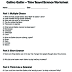 Gallileo worksheet