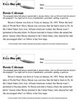 Bassie C Worksheet