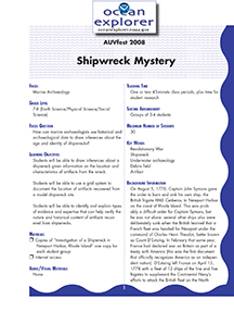 NOAA SHipwreck