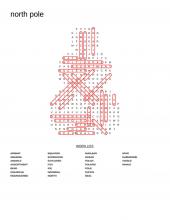 North Pole Wortdsearch Answers
