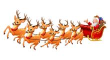 Santa and his Sleigh