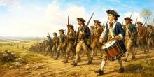 Younr revolutionary war drummer